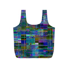 Glitch Chaos Print Full Print Recycle Bag (s) by dflcprintsclothing