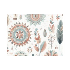 Pastel-boho-pattern Premium Plush Fleece Blanket (mini) by designsbymallika