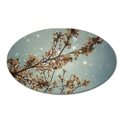 Dreamy Nature Motif Oval Magnet