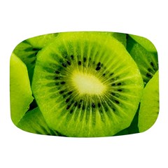 Kiwi Fruits, Close-up, Exotic Fruit Mini Square Pill Box by kyorashop23