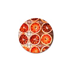 Peorange, Fruit, Citrus Golf Ball Marker (4 Pack)