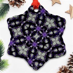 Gothic Radiance Snowflake Ornament (two Sides) by dflcprintsclothing