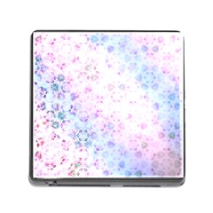 Digital Art Artwork Abstract Pink Purple Memory Card Reader (square 5 Slot)