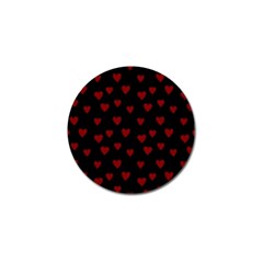 Small Cute Hearts  Golf Ball Marker (4 Pack)