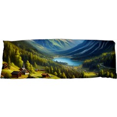 Forest Landscape Nature Trees 25 x71  Body Pillow Case Dakimakura (two Sides)