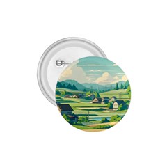 Countryside Meadow Rural Bloom 1 75  Buttons