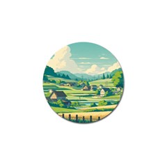 Countryside Meadow Rural Bloom Golf Ball Marker (10 Pack)