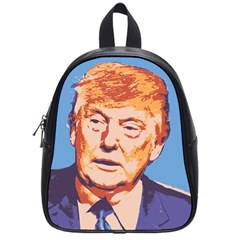 Orange Donald Trump School Bag (small) by vintagetrump