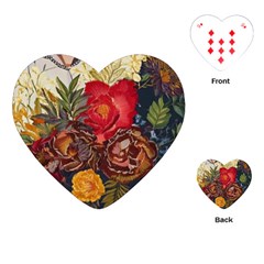 Floral Design 06 Playing Cards Single Design (heart)