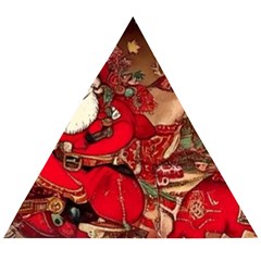 Christmas Art Wooden Puzzle Triangle