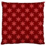 Illustrations Red Abstract Pattern Seamless Texture Large Premium Plush Fleece Cushion Case (Two Sides) Front