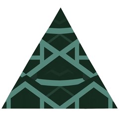 Geometric Design 01 Wooden Puzzle Triangle