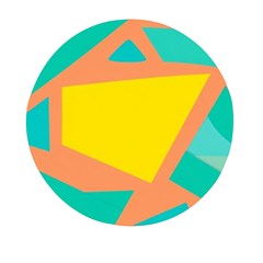 Geometric Design 02 Mini Round Pill Box (pack Of 3) by myclothy