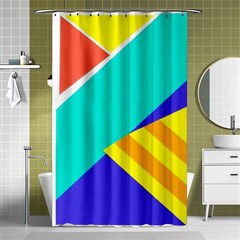 Geometric  Design 04 Shower Curtain 48  X 72  (small) 