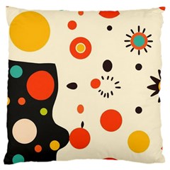 Geometric Design Standard Premium Plush Fleece Cushion Case (two Sides)