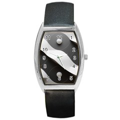 Geometric Design O6 Barrel Style Metal Watch