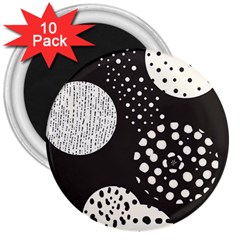 Geometric Design 09 3  Magnets (10 Pack)  by myclothy