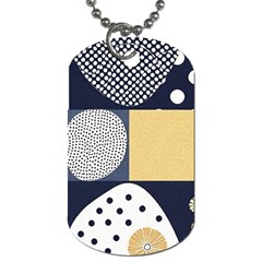 Geometric Design 10 Dog Tag (one Side)