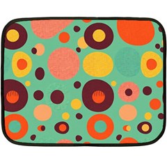 Geometric Design 11 Fleece Blanket (mini)