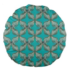 Geometric Design 13 Large 18  Premium Flano Round Cushions