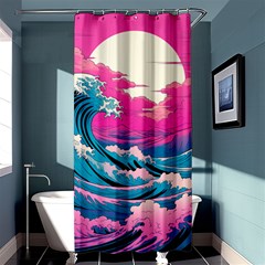 Waves Mountains Sky Shower Curtain 36  X 72  (stall) 