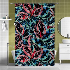 Leaves Pattern Patterns Colorful Shower Curtain 48  X 72  (small) 