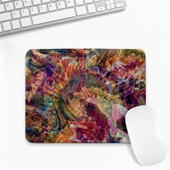 Blended Symmetry Small Mousepad by kaleidomarblingart