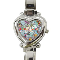 Supersonicangeldream Heart Italian Charm Watch by chellerayartisans