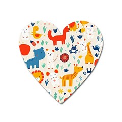 Pet Animal 03 Heart Magnet