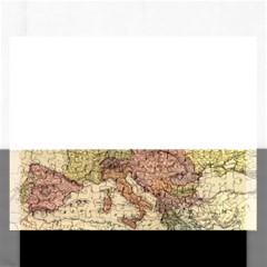 Retro Old Vintage Map Of Europe Rectangular Jigsaw Puzzl