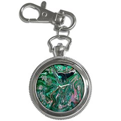 Malachite  Key Chain Watches by kaleidomarblingart