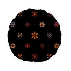 Minimalist Pattern With Simple Lines,flower And Shapes, Creating A Clean And Modern Standard 15  Premium Round Cushions