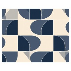 A Minimalist Pattern With Simple Lines And Shapes, Creating A Clean And Modern Aesthetic 04 Two Sides Premium Plush Fleece Blanket (teen Size)