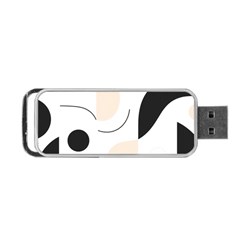 A Minimalist Pattern With Simple Lines And Shapes, Creating A Clean And Modern Aesthetic 05 Portable Usb Flash (one Side)