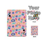 Ice Cream Donut Sweets Candie Playing Cards 54 Designs (Mini) Front - Spade2