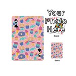 Ice Cream Donut Sweets Candie Playing Cards 54 Designs (Mini) Front - Spade5