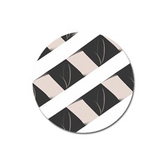 A Minimalist Pattern With Simple Lines And Shapes, Creating A Clean And Modern Aesthetic 07 Magnet 3  (round) by myclothy