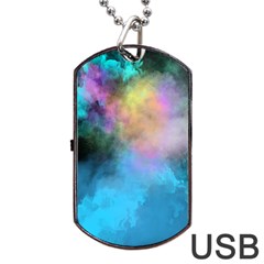 Smokescreen Dog Tag Usb Flash (one Side)