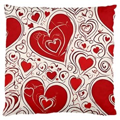 Be My Valentine Large Premium Plush Fleece Cushion Case (two Sides)