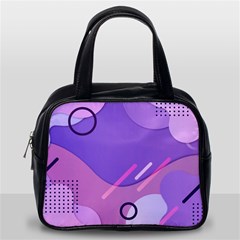 Colorful Labstract Wallpaper Theme Classic Handbag (one Side)