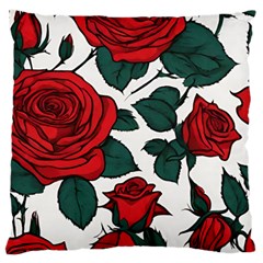 Roses Large Cushion Case (one Side)