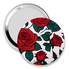 Roses 3  Handbag Mirrors