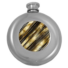 Gold Rush Round Hip Flask (5 Oz)