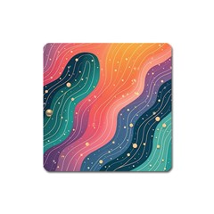 Art Abstract Pattern Square Magnet