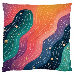 Art Abstract Pattern Standard Premium Plush Fleece Cushion Case (two Sides)