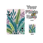 Illustrations Plants Nature Leaves Playing Cards 54 Designs (Mini) Front - Spade6