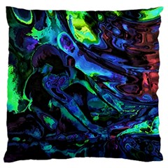 Sci-fi Scenester Large Premium Plush Fleece Cushion Case (two Sides) by MRNStudios