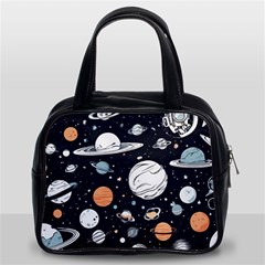 Space Galaxy Universe Stars Sky Classic Handbag (two Sides)