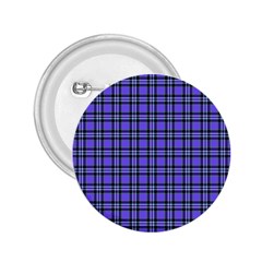 Blue Tartan Plaid 1 2 25  Buttons