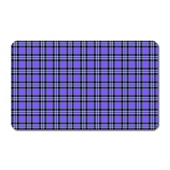 Blue Tartan Plaid 1 Magnet (rectangular)